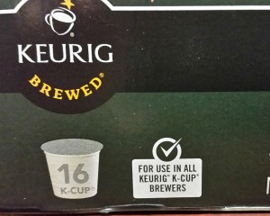 For use in all Keurig K-cup brewers